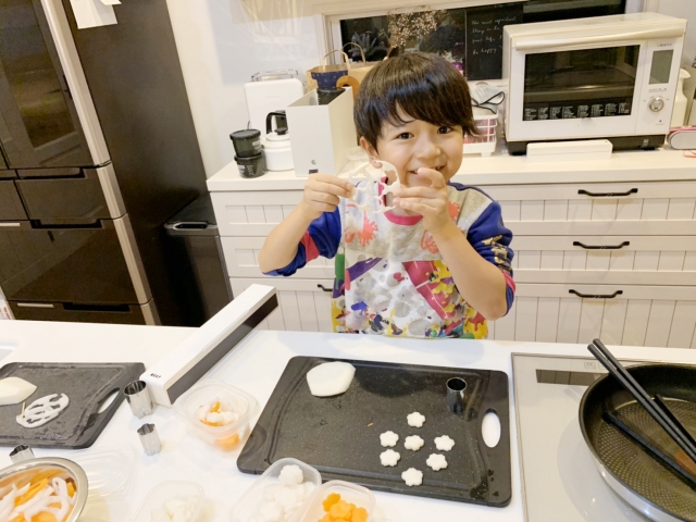 料理のお手伝い